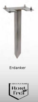Zapfsäule rund aus Edelstahl *made in Germany*
